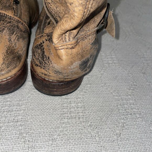 Bed Stu Men’s Distressed Boots Size 11 M Brown Leather Going Out Streetwear - Picture 12 of 12